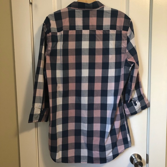 NWT Long Sleeve Plaid Button Up Shirt - Picture 3 of 8